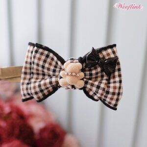 Fall In Love Bow by Wooflink - Chocolate - NEW